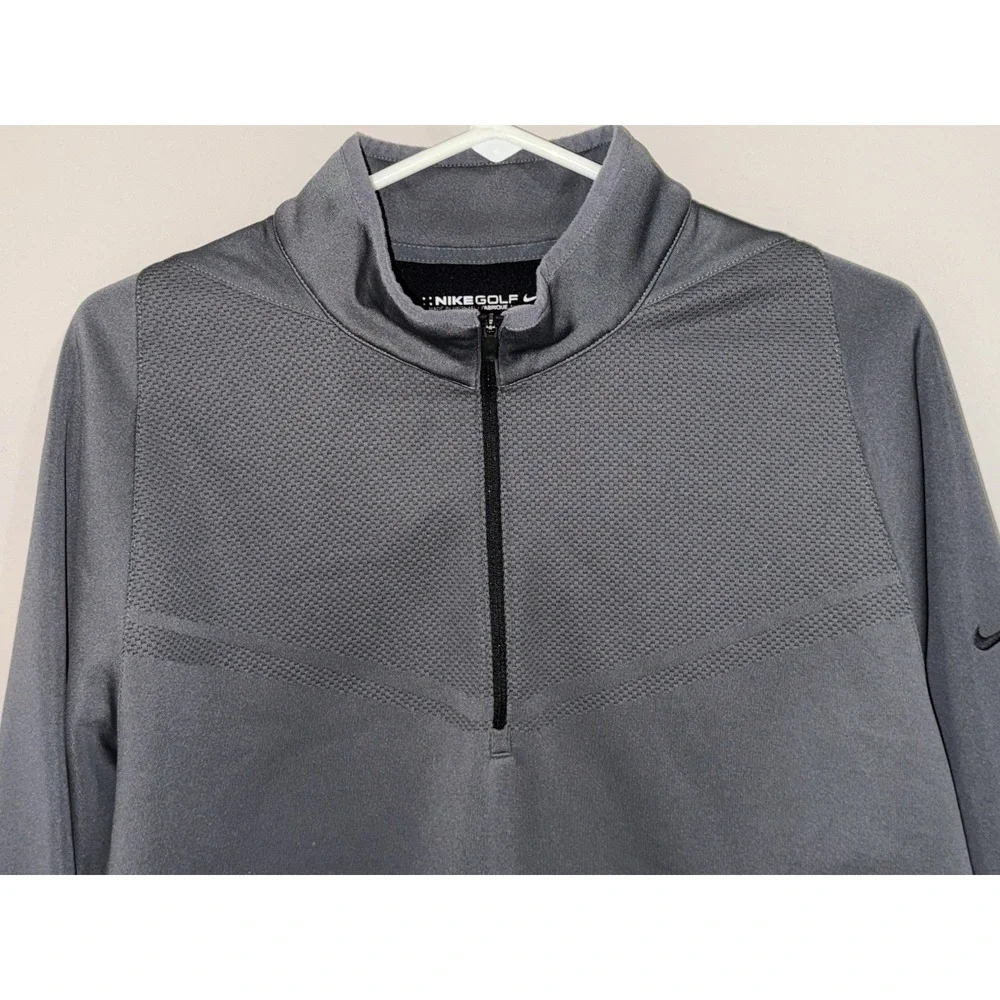 Nike Golf Men's Thermafit Hypervis 1/2 Zip Cover Up Sweatshirt Fleece Lined LG
